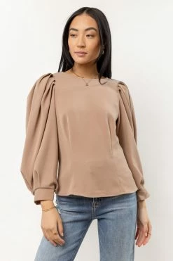ZOE + CLAIRE Delta Long Sleeve Top New Arrivals