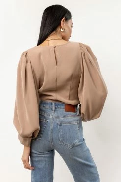 ZOE + CLAIRE Delta Long Sleeve Top New Arrivals