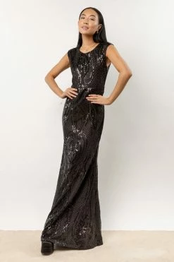 RICARICA Eloise Maxi Dress In Black