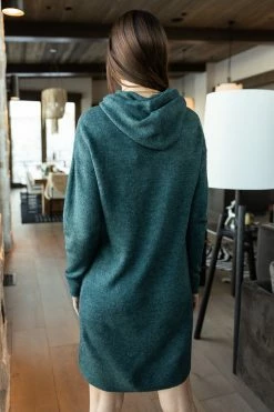 VERO MODA Elton Sweater Dress In Emerald