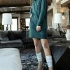 VERO MODA Elton Sweater Dress In Emerald