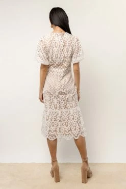 CALISTA Dresses Elvira Lace Midi Dress