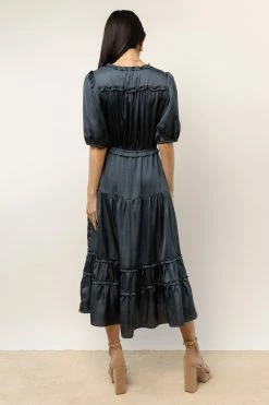 CALISTA Erika Midi Dress In Teal