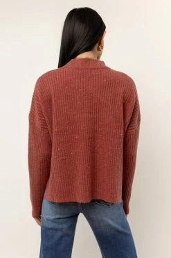 WORUI Fallon Sweater In Rust - FINAL SALE