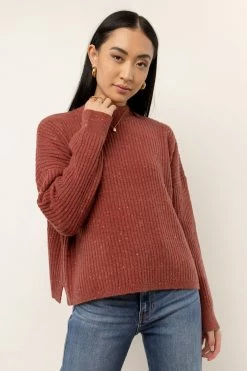 WORUI Fallon Sweater In Rust - FINAL SALE