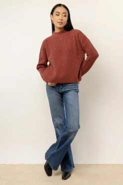 WORUI Fallon Sweater In Rust - FINAL SALE