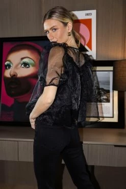 LALAVON Faye Sheer Top
