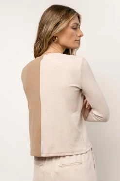 THINGS BETWEEN Haisley Color Block Top