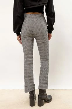 BAEVELY Jeffery Plaid Pants In Black - FINAL SALE