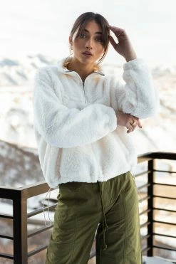 KIMBERLY C Tops Jolie Sherpa Pullover