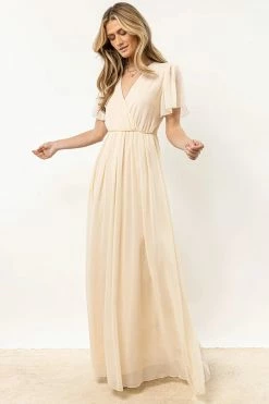 RICARICA Josie Maxi Dress In Cream