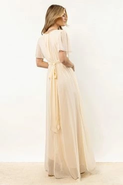 RICARICA Josie Maxi Dress In Cream