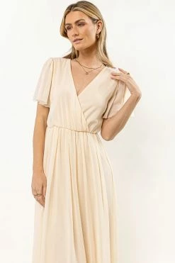 RICARICA Josie Maxi Dress In Cream
