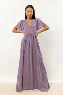 RICARICA Josie Maxi Dress In Lilac Dresses