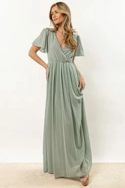 RICARICA Josie Maxi Dress In Sage