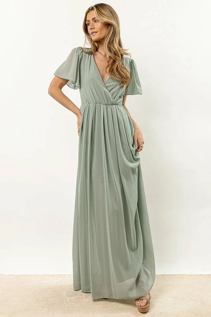 Discount π RICARICA Josie Maxi π Dress In Sage π― 1 RICARICA Josie Maxi Dress In Sage