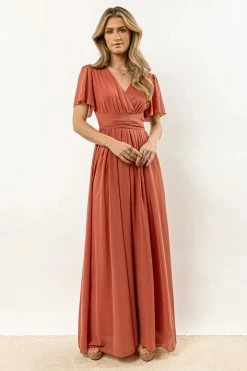 Deals β€οΈ RICARICA New Arrivals Josie Maxi π Dress In Terracotta π₯° 7 RICARICA New Arrivals Josie Maxi Dress In Terracotta