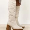 FREE SOUL/MIRACLE MILE Shoes Juniper Boots In White