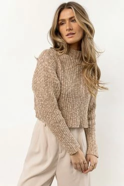 MIOU MUSE Tops Kacee Knitted Sweater