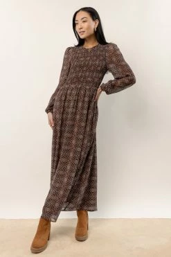 DRESS FORUM Kaelie Printed Maxi Dress