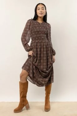 DRESS FORUM Kaelie Printed Maxi Dress