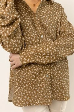 CALISTA Karina Floral Button Up