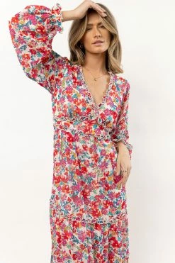 WELLMADE INC Kendall Floral Dress