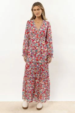 WELLMADE INC Kendall Floral Dress