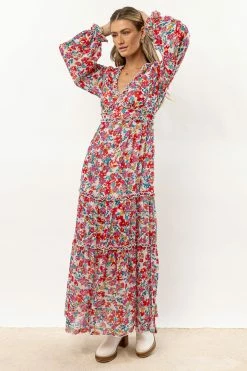 WELLMADE INC Kendall Floral Dress