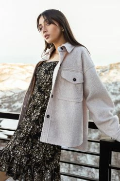 Hot Sale ๐งจ LA MIEL New Arrivals Kyler Cozy Shacket ๐งจ 9 LA MIEL New Arrivals Kyler Cozy Shacket