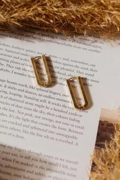 LA RADIANT VAL JEAN GLOBAL Jewelry Ola Hoop Earrings