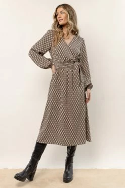 CALISTA Dresses Laila Printed Midi Dress