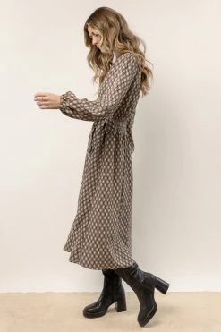 CALISTA Dresses Laila Printed Midi Dress