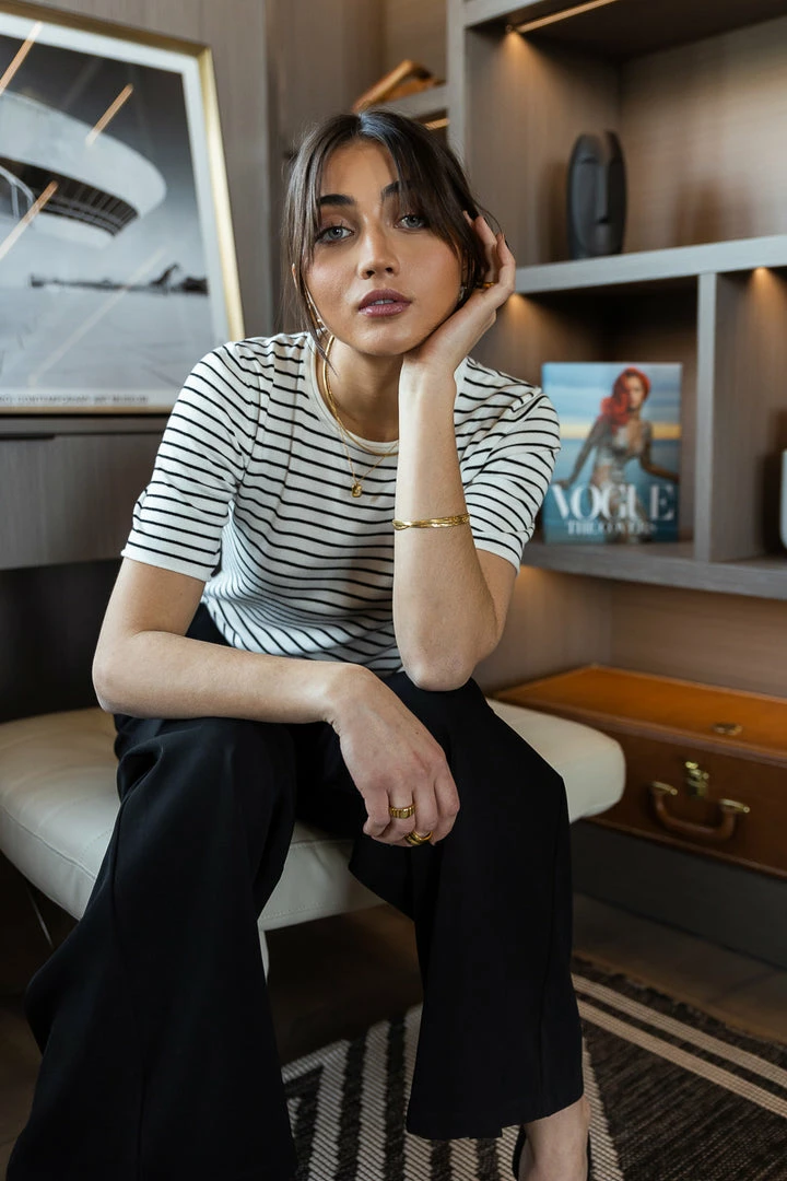 Best Sale π THINGS BETWEEN Leanna Striped Top π 2 THINGS BETWEEN Leanna Striped Top