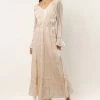 WORUI Leif Midi Dress In Champagne Dresses
