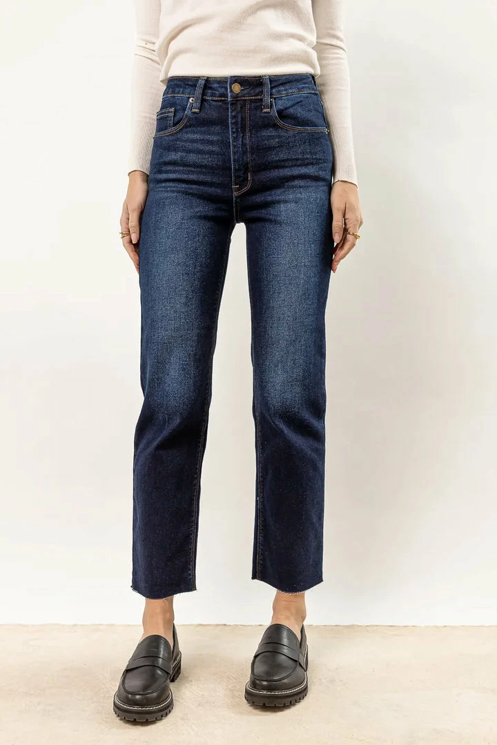 Best Sale 🥰 JUST BLACK DENIM New Arrivals Leona Straight Leg 👖 Jeans 👍 2 JUST BLACK DENIM New Arrivals Leona Straight Leg Jeans