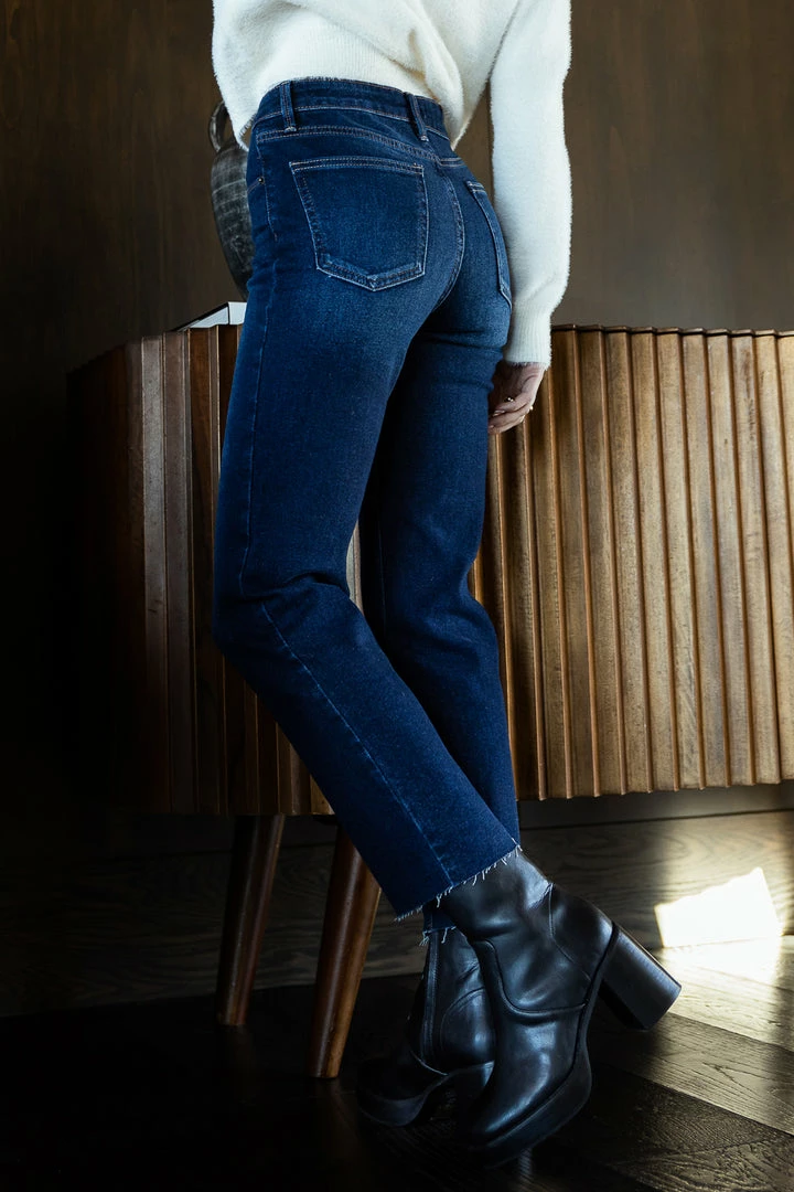 Best Sale 🥰 JUST BLACK DENIM New Arrivals Leona Straight Leg 👖 Jeans 👍 3 JUST BLACK DENIM New Arrivals Leona Straight Leg Jeans