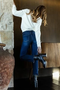 Best Sale 🥰 JUST BLACK DENIM New Arrivals Leona Straight Leg 👖 Jeans 👍 9 JUST BLACK DENIM New Arrivals Leona Straight Leg Jeans