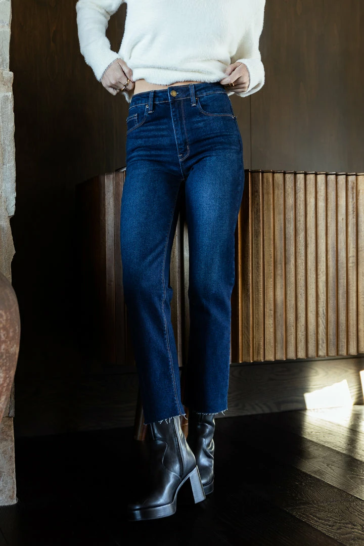 Best Sale 🥰 JUST BLACK DENIM New Arrivals Leona Straight Leg 👖 Jeans 👍 1 JUST BLACK DENIM New Arrivals Leona Straight Leg Jeans