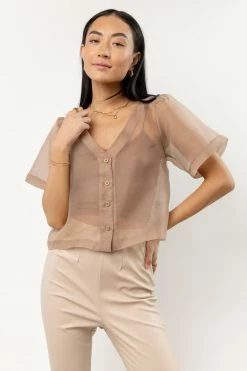THINGS BETWEEN Liora Sheer Top New Arrivals