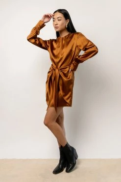 Best reviews of ๐ AARON & AMBER Lori Mini ๐ Dress In Copper - FINAL SALE โจ 8 AARON & AMBER Lori Mini Dress In Copper - FINAL SALE
