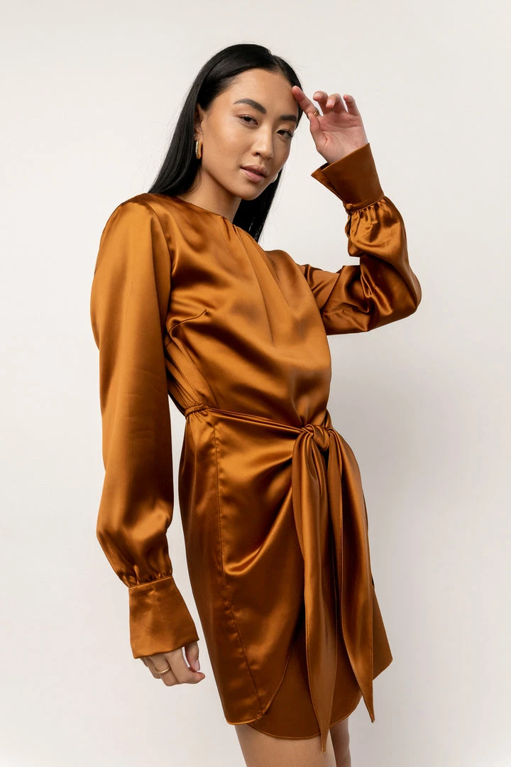 Best reviews of ๐ AARON & AMBER Lori Mini ๐ Dress In Copper - FINAL SALE โจ 1 AARON & AMBER Lori Mini Dress In Copper - FINAL SALE