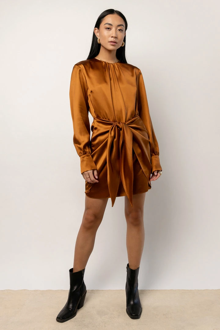 Best reviews of ๐ AARON & AMBER Lori Mini ๐ Dress In Copper - FINAL SALE โจ 2 AARON & AMBER Lori Mini Dress In Copper - FINAL SALE