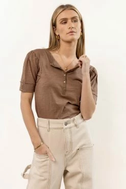 Discount β€οΈ WORUI New Arrivals Louella Top In Brown π 8 WORUI New Arrivals Louella Top In Brown