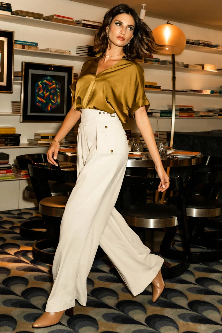 Cheap π₯° ALAMIA Shannon Pants In Cream - FINAL SALE π 2 ALAMIA Shannon Pants In Cream - FINAL SALE