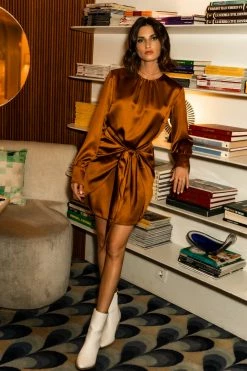 Best reviews of ๐ AARON & AMBER Lori Mini ๐ Dress In Copper - FINAL SALE โจ 9 AARON & AMBER Lori Mini Dress In Copper - FINAL SALE