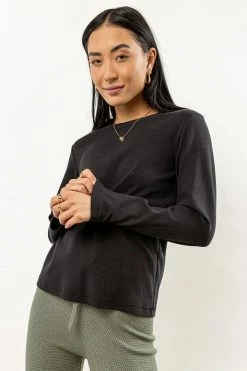 WORUI Tops Makayla Shirt In Black - FINAL SALE