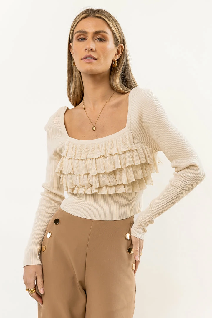 Promo π― BLUE BLUSH Mia Ruffle Crop Top New Arrivals β 1 BLUE BLUSH Mia Ruffle Crop Top New Arrivals