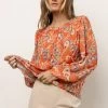Flying Tomato Mira Printed Blouse Tops