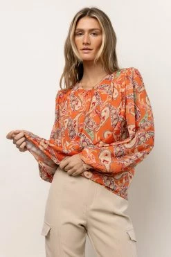 Flying Tomato Mira Printed Blouse Tops